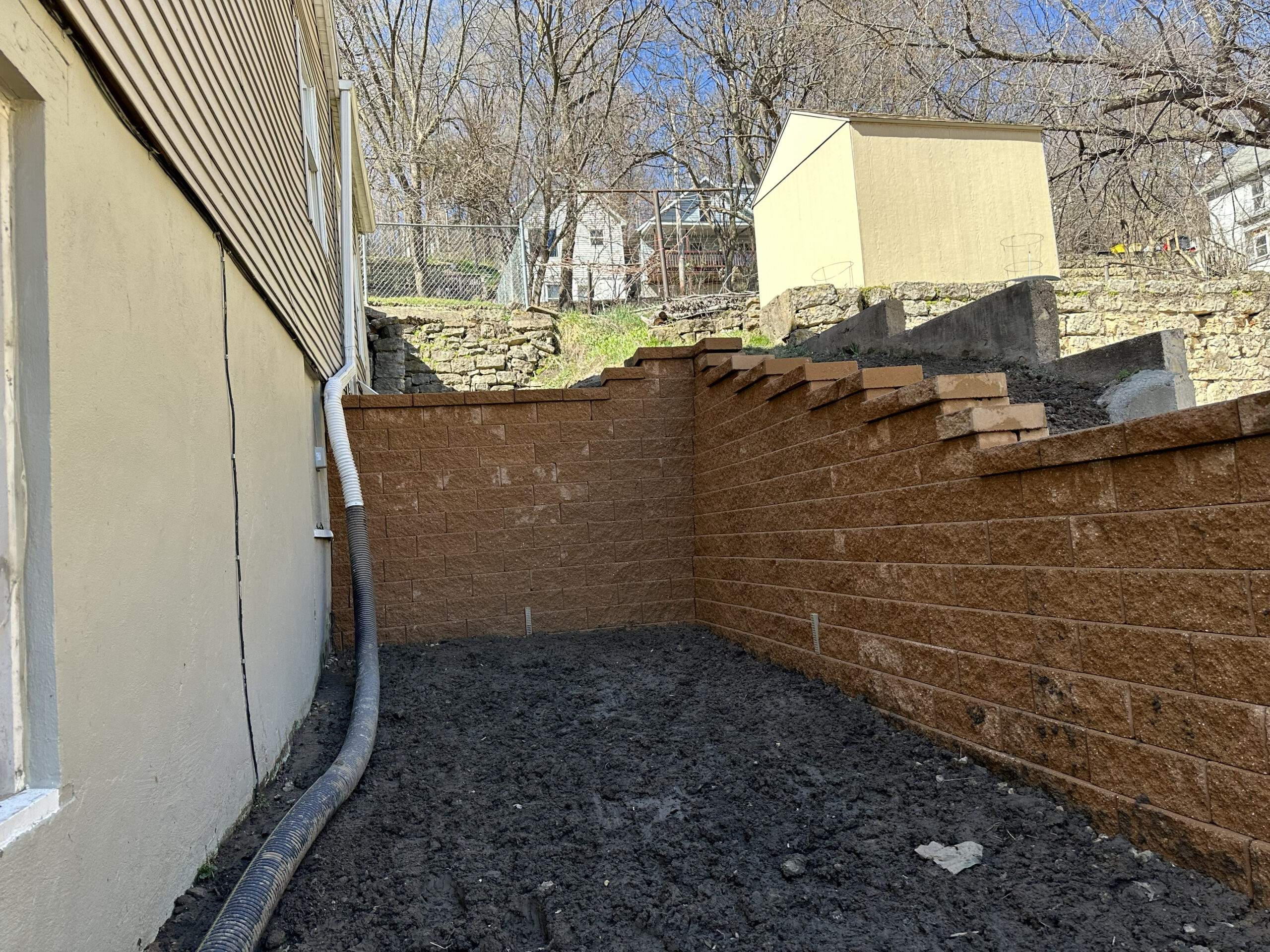 Retention Wall Building 3